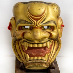 Noh mask Shishiguchi  獅子 口 ( wooden )
